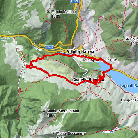 Villetta Barrea - Chiesa della Madonna del Carmelo - La Betulla - Civitella Alfedena