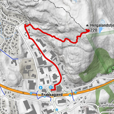 Tysvær - Helgalandsfjellet - Frakkagjerd