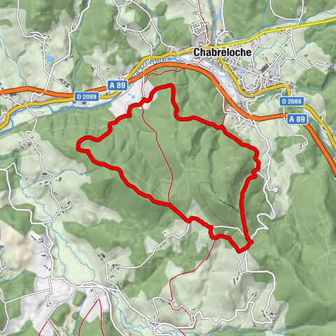 Chabreloche - Les Issards - Montsude - Celles-sur-Durolle