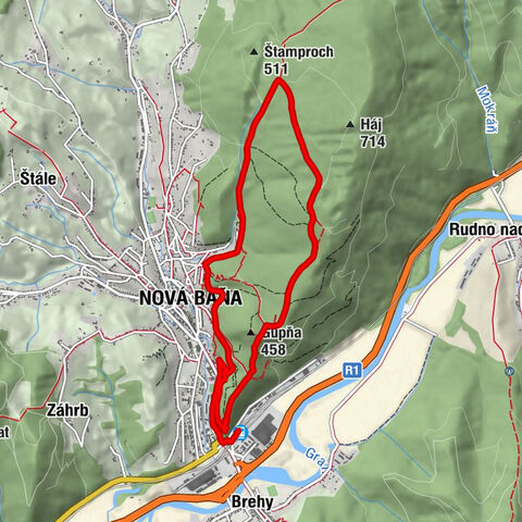 Nová Baňa - Pútnická kaplnka Panny Márie - Gupňa