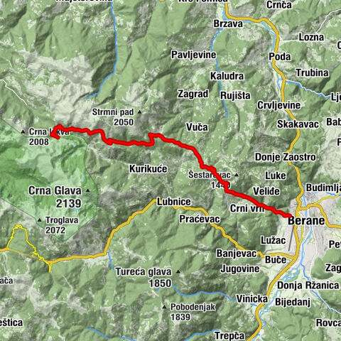 Berane - Gnjionik - Vuča - Opština Berane