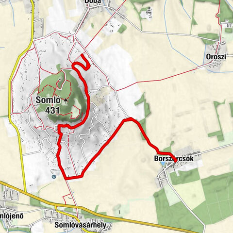 Borszörcsök - Hegykapu borozó étterem - Szent János-kápolna - Szent Márton-kápolna