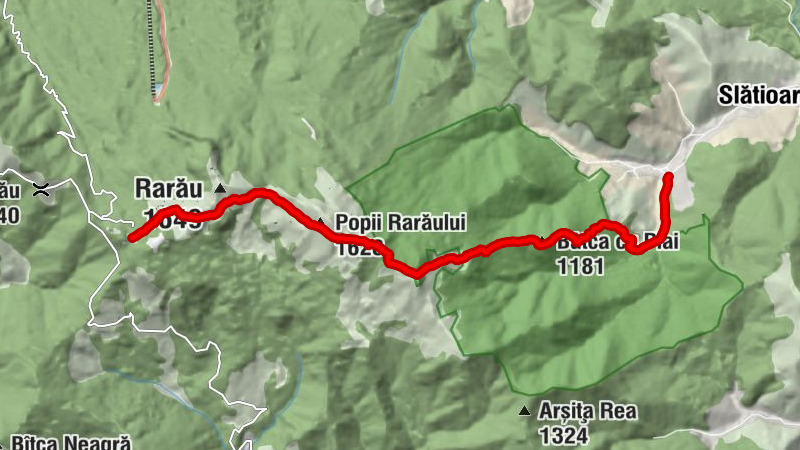Stulpicani - Bâtca cu Plai - Popii Rarăului - Crucea