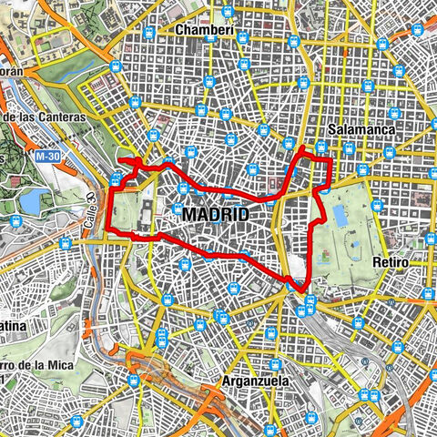 Tirso de Molina - Iglesia Bautista Amor de Dios - Comunidad Islámica Mezquita Al-Huda - Parroquia de San Nicolás