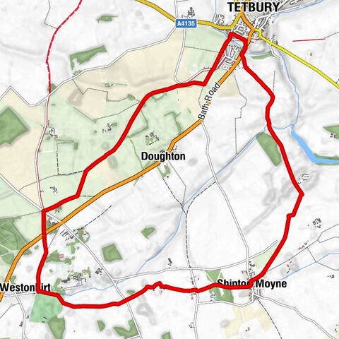 Tetbury - Shipton Moyne - Westonbirt with Lasborough
