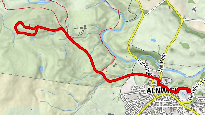 Alnwick - White Hill - Cave of the Nine Year Old