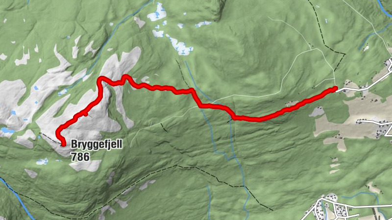 Midt-Telemark - Kolahuset - Slåtta - Bryggefjell