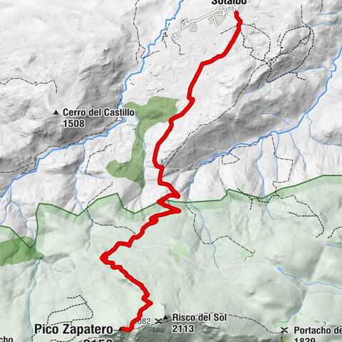 Sotalbo - Cuesta del Colmenar - Cuesta de Colmenar - Pico Zapatero