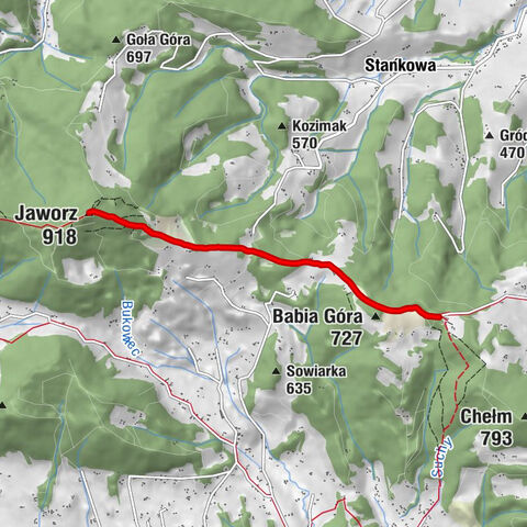 Stańkowa - Babia Góra - Jaworz