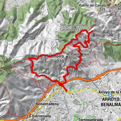Alhaurín de la Torre - Puerto de las Ovejas - Torremolinos - Benalmádena