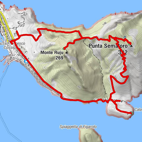 Figari/Golfo Aranci - Monte Ruju - Punta Semaforo - Golfo Aranci
