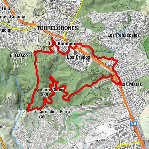 Torrelodones - Cerro Gurugú - Las Matas