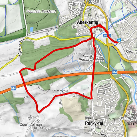 Sarn - Aberkenfig - Pen-y-fai - Bridgend