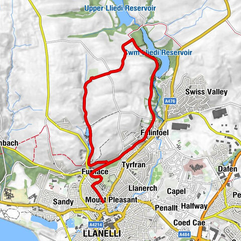 Llanelli - Furnace - Felinfoel - Mount Pleasant