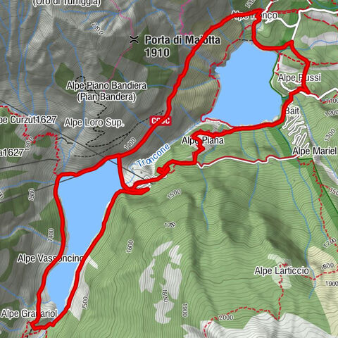 Alpe Russi - Bait - Alpe Granariol - Alpe Ronco