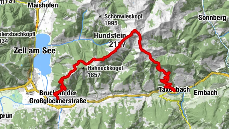 HOHE TAUERN PANORAMA TRAIL | ET12: Hundstein | Bruck a. d. Großglocknerstraße-Taxenbach