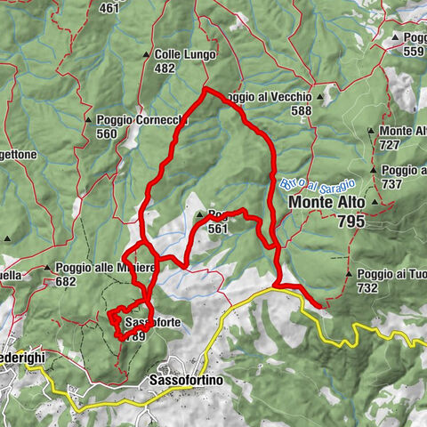I Gessi - Poggio al Castagno - Sassoforte - Monte alle Legna