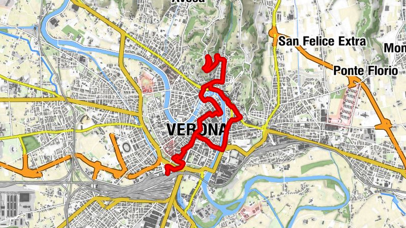 Verona Porta Nuova - Chiesa di San Luca Evangelista - Chiesa di Santa Maria in Organo - San Pietro Martire