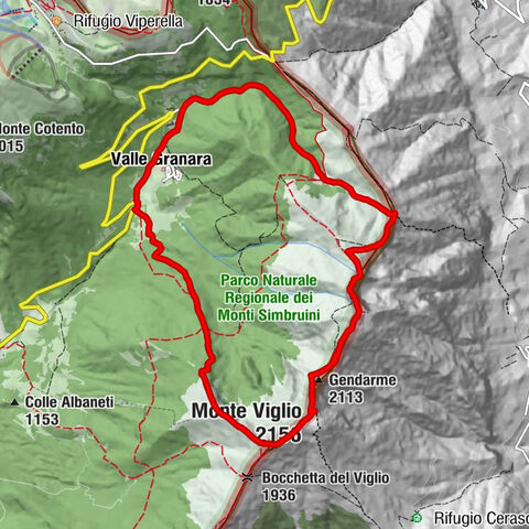 Valle Granara - Madonnina - Gendarme - Monte Viglio