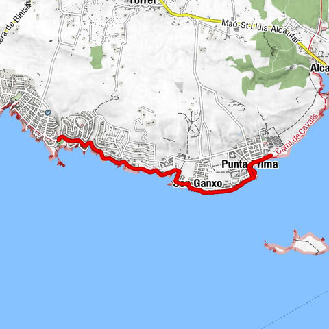 Binibèquer Nou - Cala Torret - En Caragol - La Baia