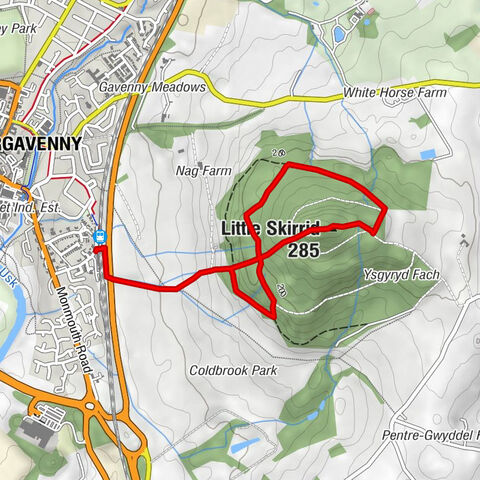Abergavenny - Little Skirrid - Gobion Fawr