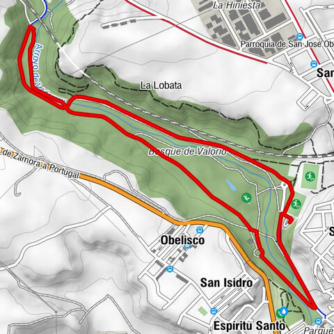 San Lázaro - Obelisco - San Isidro - Zamora