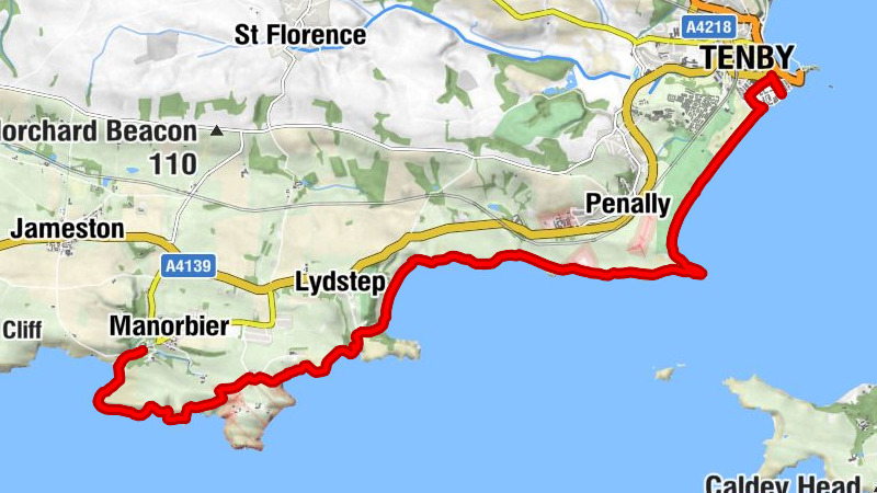 Manorbier - Rook's Cave - Tenby