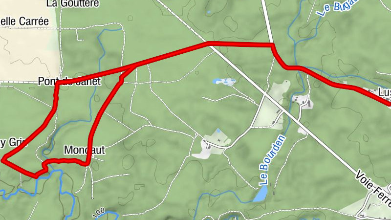Lussolle - Moncaut - Source Saint-Georges - Pouy Gris