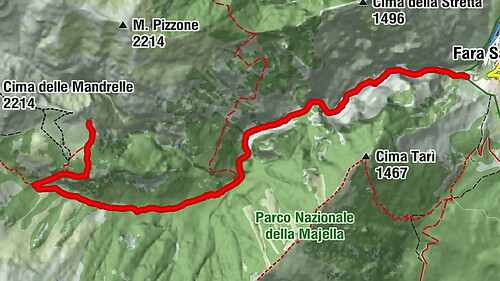Fara San Martino - Bocca dei Valloni