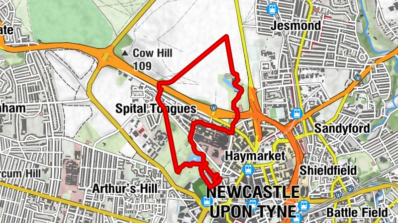 Gateshead - Newcastle upon Tyne - Spital Tongues