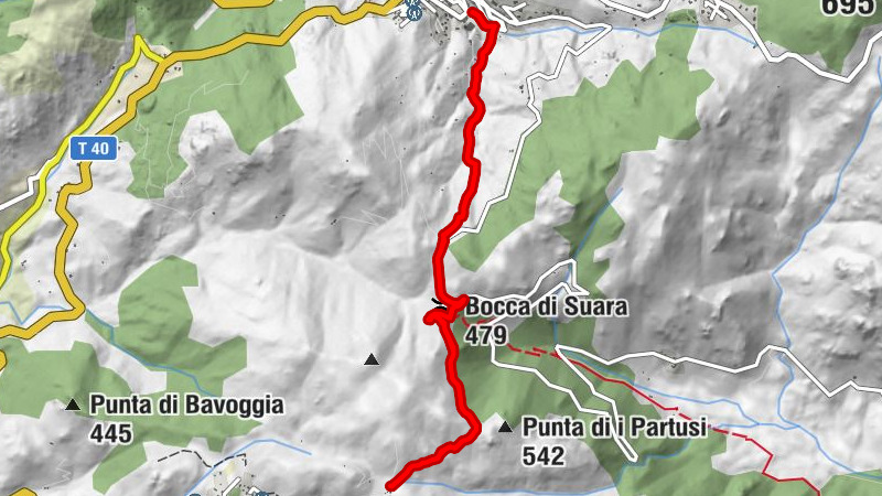 Sartène - Bocca di Suara - Bocca di Piavone - Perello