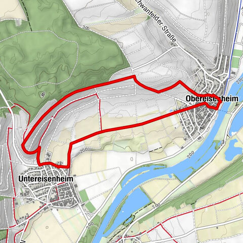 Obereisenheim - Untereisenheim - Mainfähre Obereisenheim
