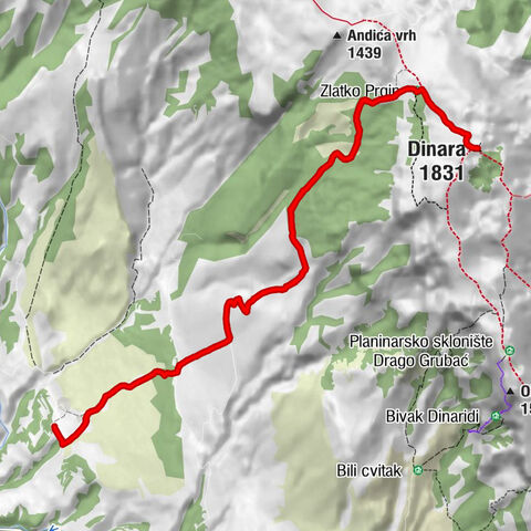 Šibensko-kninska županija - Podić - Zlatko Prgin - Dinara