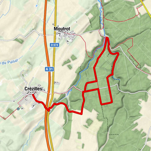 Crézilles - Gouvertelle - Deuille du Chahalot