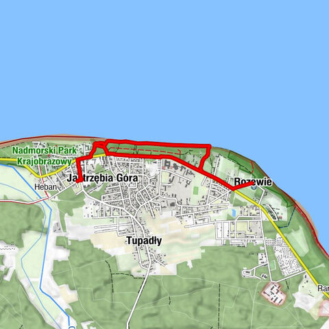Jastrzębia Góra - Lisi Jar - Rozewie - Jasne Wybrzeże