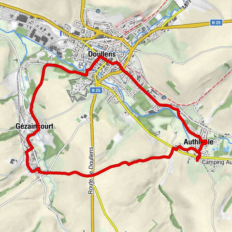 Authieule - Freschevillers - La Dent du loup - Église Saint-Vaast
