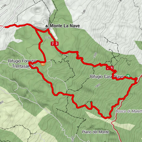Bronte - Rifugio Case Nave - Rifugio Forestale Trentasalme - Maletto