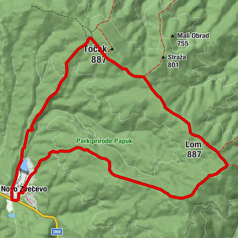 Novo Zvečevo - Izvor - Lom