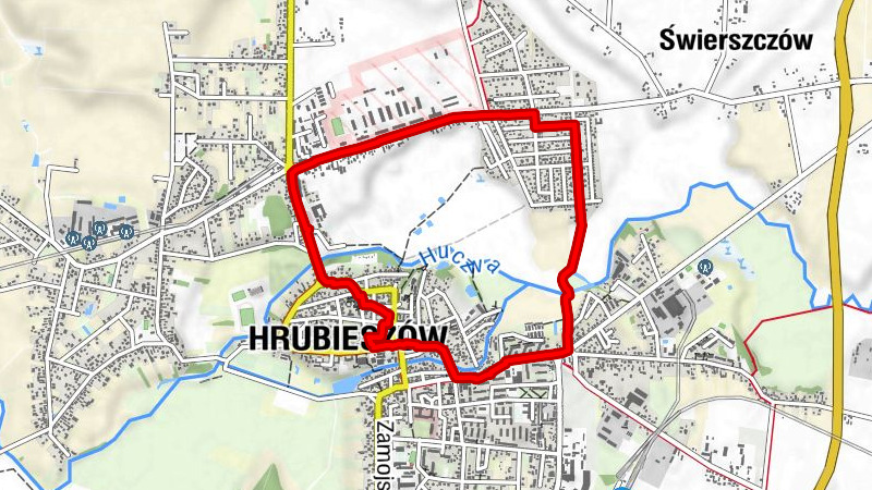 Śródmieście - Zbór Kościoła Ewangelicznych Chrześcijan w Hrubieszowie - Kościół pw. Świętego Mikołaja - Hrubieszów