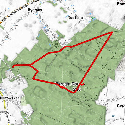 powiat pabianicki - Okrągła Góra