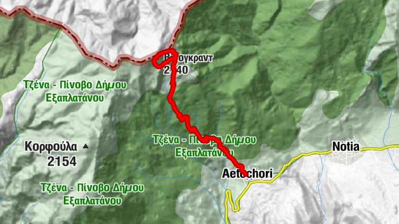 Αετοχώρι - Κοιλάδα βράχων - Βίσογκραντ