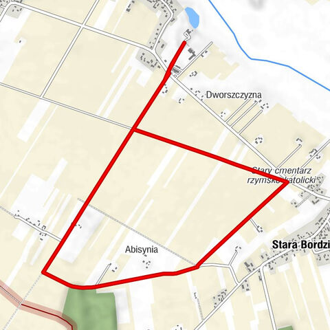 Droblin - Abisynia - Stara Bordziłówka - Koszelówka