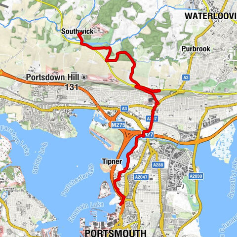 Southwick - Golden Boat - Tipner - Portsmouth