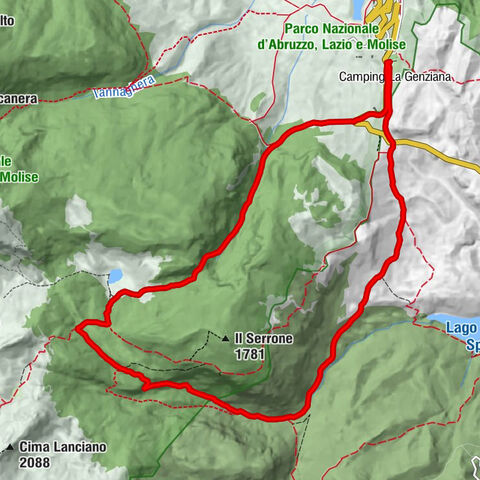Barrea - Grotta dello Schievo - Fonte degli uccelli - Fonte del Sambuco