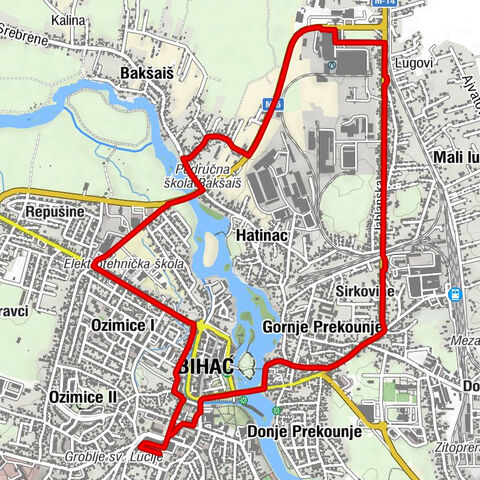 Harmani - Sirkovine - Džamija Gornje Prekounje - Bihać
