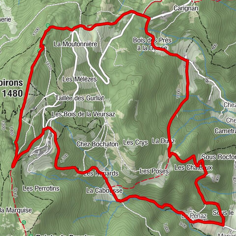 Boëge - Notre-Dame des Voirons - Signal des Voirons - Manant