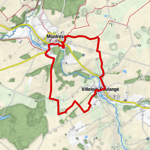Villeloin-Coulangé - Le Perron - Collégiale Saint-Jean-Baptiste - Le Bourg