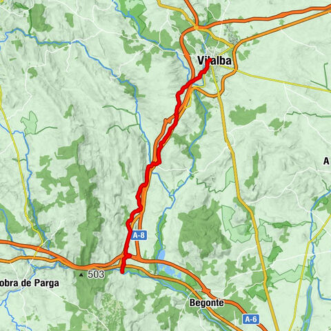 Vilalba - Igrexa de Santa María de Vilalba - Lar Os Pios - Baamonde