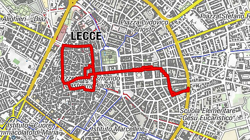 Lecce - Chiesa di Santa Maria della Grazia - Chiesa di Sant'Antonio della Piazza - Chiesetta della Trinità dei Pellegrini