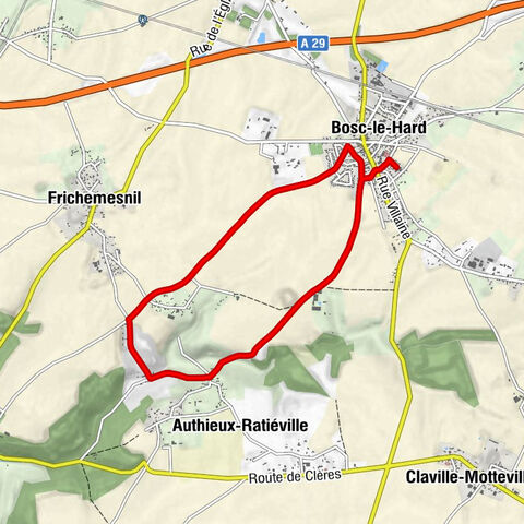 La Rue Villaine - Bosc-le-Hard - Le Mesnil-Halot